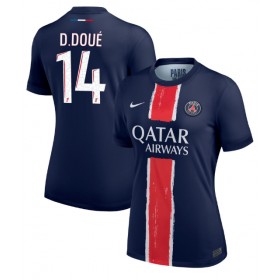 Dámské fotbalový oblečení Paris Saint-Germain Desire Doue #14 Domácí košile 2024-25 Krátkým Rukávem